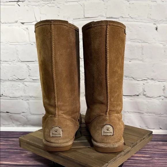 BearPaw Tan Suede Boots - Picture 3 of 10